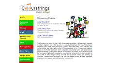 Desktop Screenshot of colourstringsmusicschool.co.uk